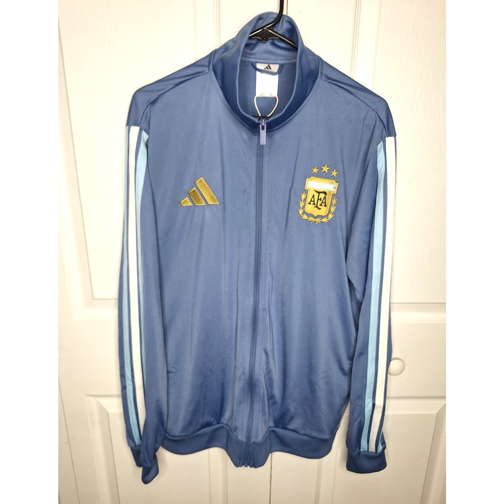 Adidas Argentina AFA DNA Track Jacket JZ6289 Soccer size Medium - Picture 2 of 7